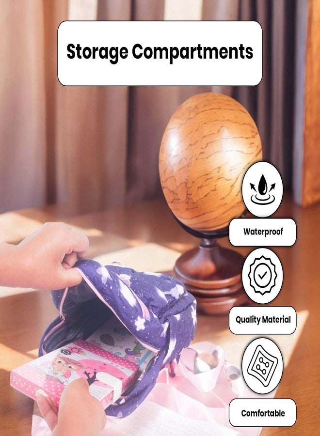 WISHKEY Bag for Pre-Schoolers, Water Resistant Mini Backpack for Kids, Stylish Ribbon Backpack for Kids, Lightweight Small Size Bag for Play School Kid's, Picnic Bag, Travel Bag, (Pack of 1, Green) - Image 3